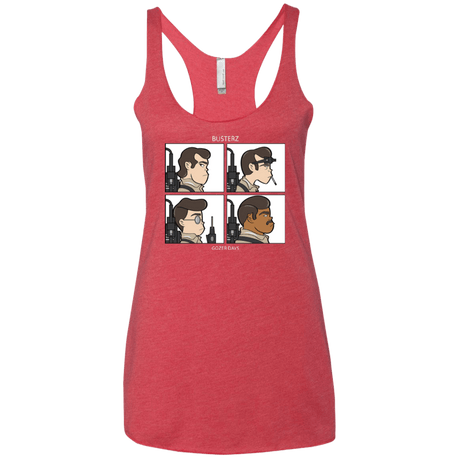 T-Shirts Vintage Red / X-Small Busterz Women's Triblend Racerback Tank