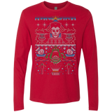 T-Shirts Red / Small Bustin Christmas Men's Premium Long Sleeve