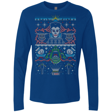 T-Shirts Royal / Small Bustin Christmas Men's Premium Long Sleeve