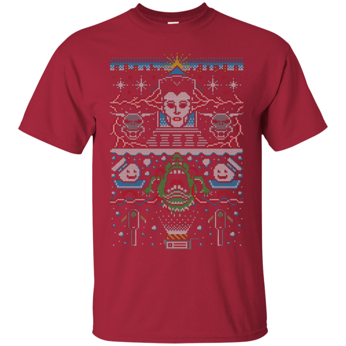 T-Shirts Cardinal / Small Bustin Christmas T-Shirt