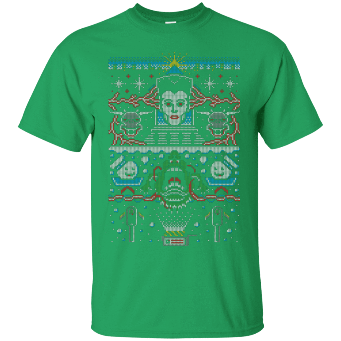 T-Shirts Irish Green / Small Bustin Christmas T-Shirt