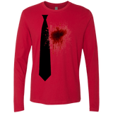 T-Shirts Red / Small Butcher tie Men's Premium Long Sleeve