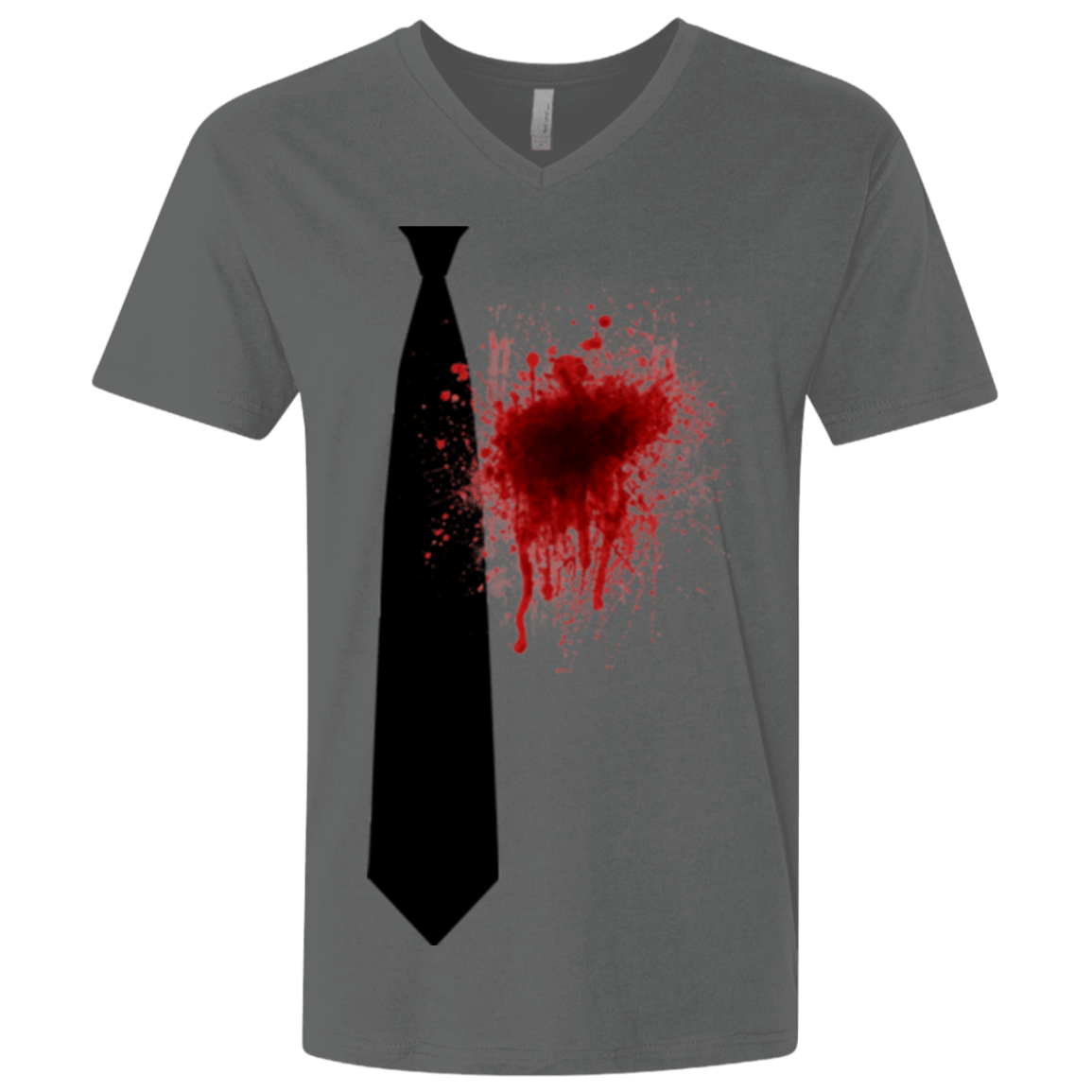 T-Shirts Heavy Metal / X-Small Butcher tie Men's Premium V-Neck