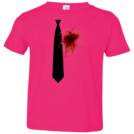 T-Shirts Hot Pink / 2T Butcher tie Toddler Premium T-Shirt