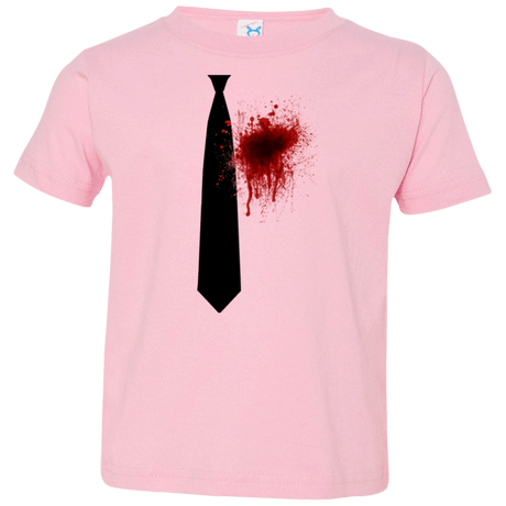 T-Shirts Pink / 2T Butcher tie Toddler Premium T-Shirt