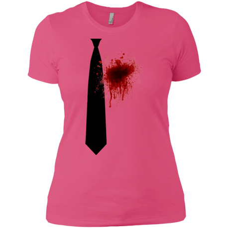 T-Shirts Hot Pink / X-Small Butcher tie Women's Premium T-Shirt