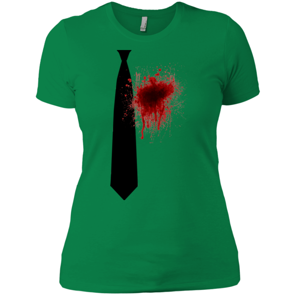 T-Shirts Kelly Green / X-Small Butcher tie Women's Premium T-Shirt