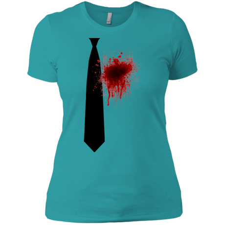 T-Shirts Tahiti Blue / X-Small Butcher tie Women's Premium T-Shirt