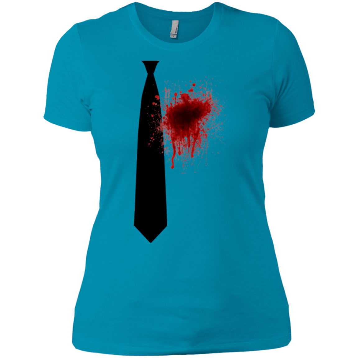T-Shirts Turquoise / X-Small Butcher tie Women's Premium T-Shirt