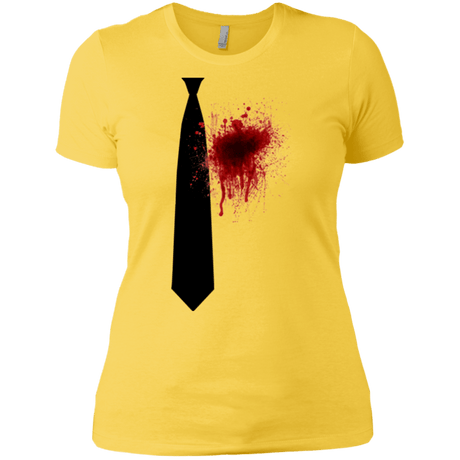 T-Shirts Vibrant Yellow / X-Small Butcher tie Women's Premium T-Shirt