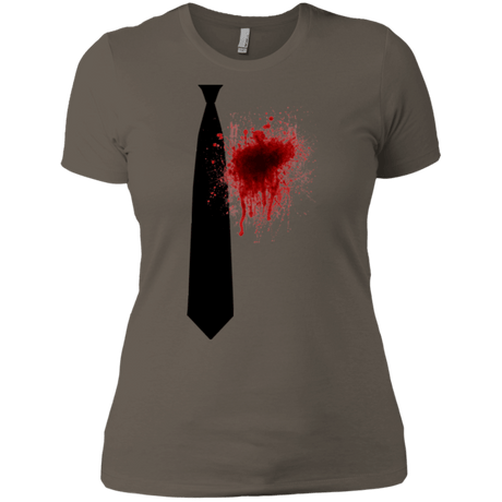 T-Shirts Warm Grey / X-Small Butcher tie Women's Premium T-Shirt