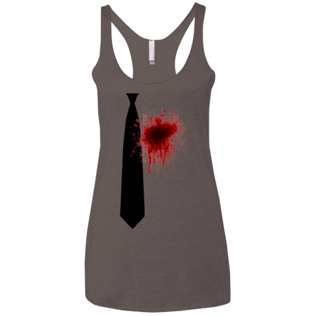 T-Shirts Macchiato / X-Small Butcher tie Women's Triblend Racerback Tank