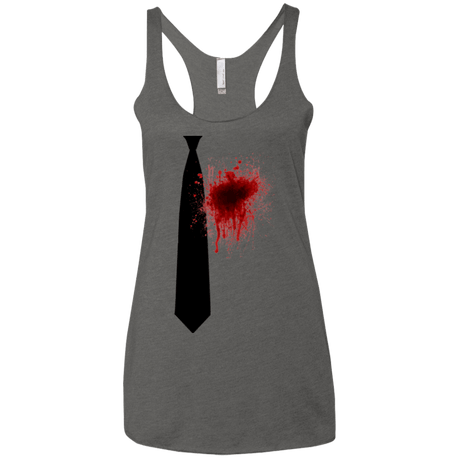 T-Shirts Premium Heather / X-Small Butcher tie Women's Triblend Racerback Tank