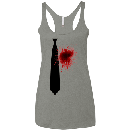 T-Shirts Venetian Grey / X-Small Butcher tie Women's Triblend Racerback Tank