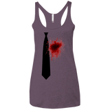 T-Shirts Vintage Purple / X-Small Butcher tie Women's Triblend Racerback Tank