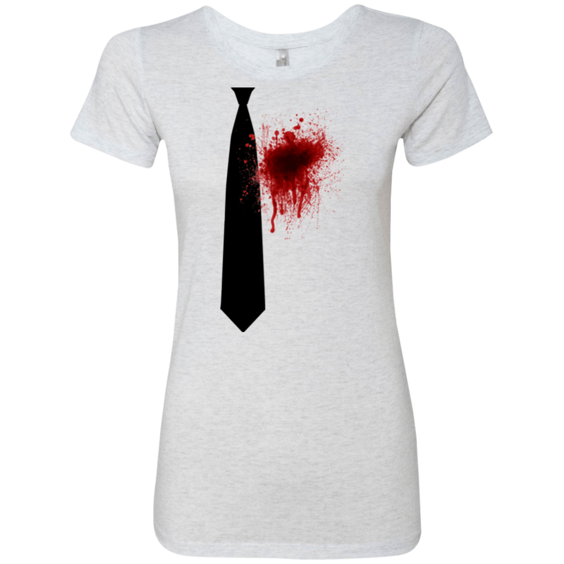 T-Shirts Heather White / Small Butcher tie Women's Triblend T-Shirt