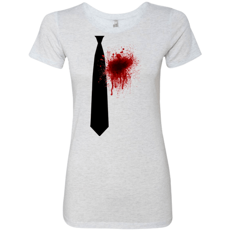 T-Shirts Heather White / Small Butcher tie Women's Triblend T-Shirt