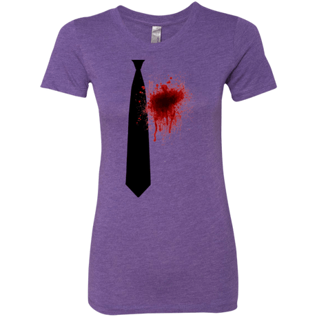 T-Shirts Purple Rush / Small Butcher tie Women's Triblend T-Shirt