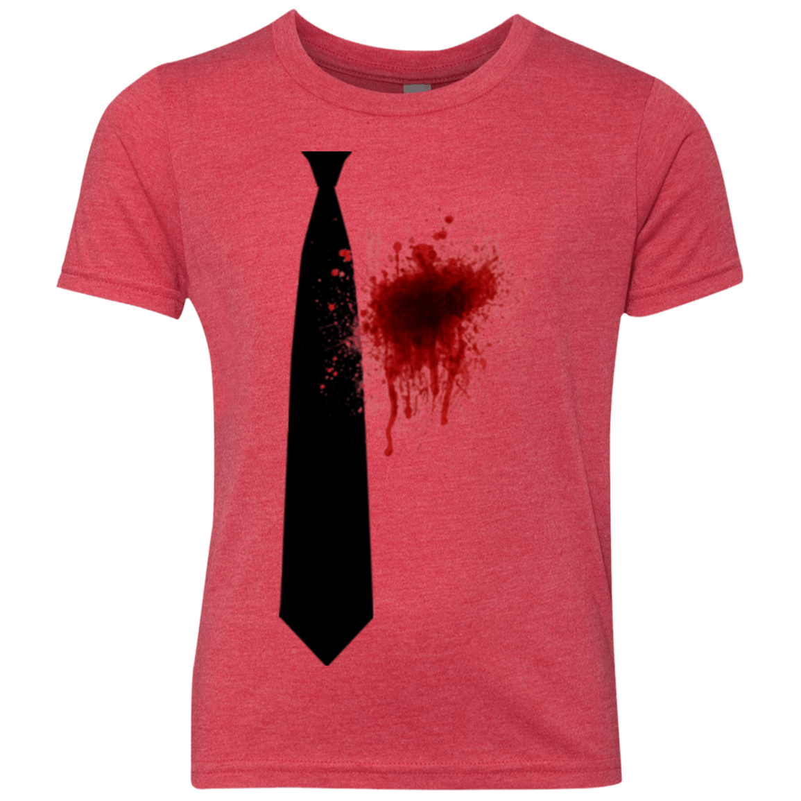 T-Shirts Vintage Red / YXS Butcher tie Youth Triblend T-Shirt