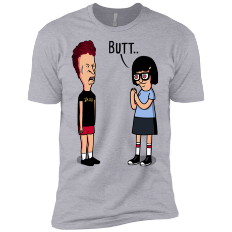 T-Shirts Heather Grey / YXS butt.. Boys Premium T-Shirt