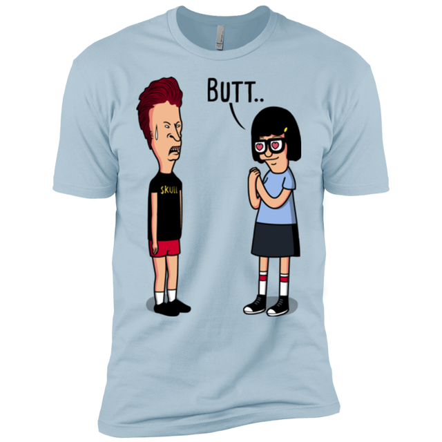 T-Shirts Light Blue / YXS butt.. Boys Premium T-Shirt