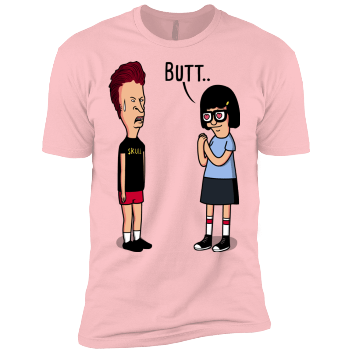 T-Shirts Light Pink / YXS butt.. Boys Premium T-Shirt