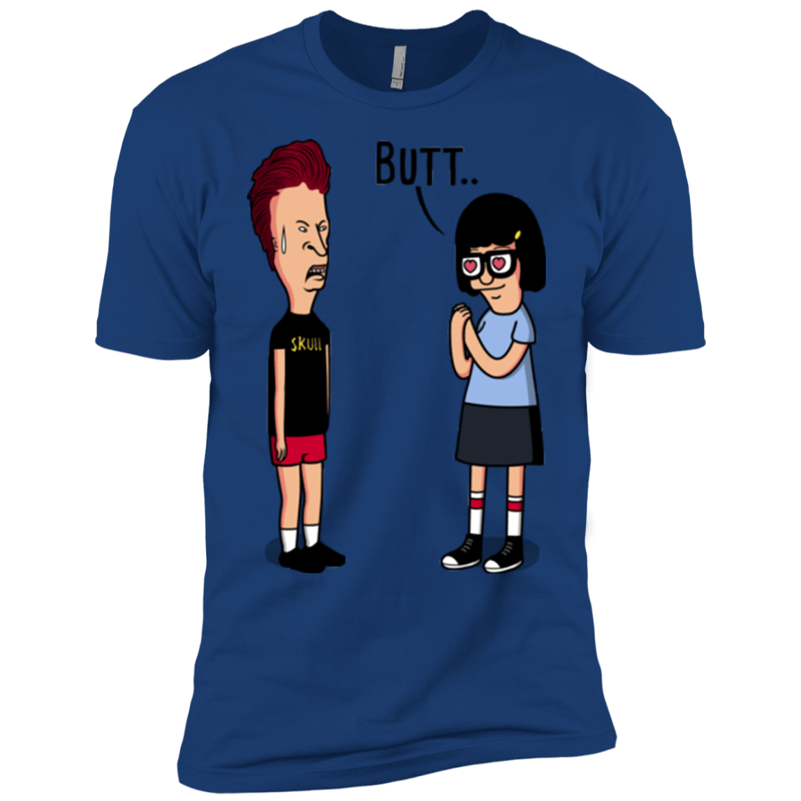 T-Shirts Royal / YXS butt.. Boys Premium T-Shirt