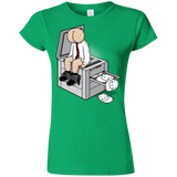 T-Shirts Irish Green / S Butt Face Copies Junior Slimmer-Fit T-Shirt