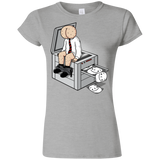 T-Shirts Sport Grey / S Butt Face Copies Junior Slimmer-Fit T-Shirt