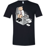 T-Shirts Black / S Butt Face Copies Men's Semi-Fitted Softstyle