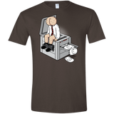 T-Shirts Dark Chocolate / S Butt Face Copies Men's Semi-Fitted Softstyle