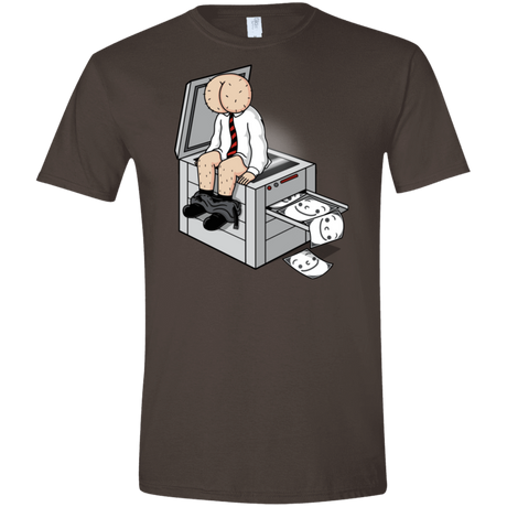 T-Shirts Dark Chocolate / S Butt Face Copies Men's Semi-Fitted Softstyle