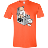 T-Shirts Orange / S Butt Face Copies Men's Semi-Fitted Softstyle