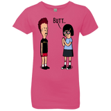 T-Shirts Hot Pink / YXS butt.. Girls Premium T-Shirt