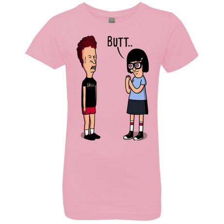 T-Shirts Light Pink / YXS butt.. Girls Premium T-Shirt