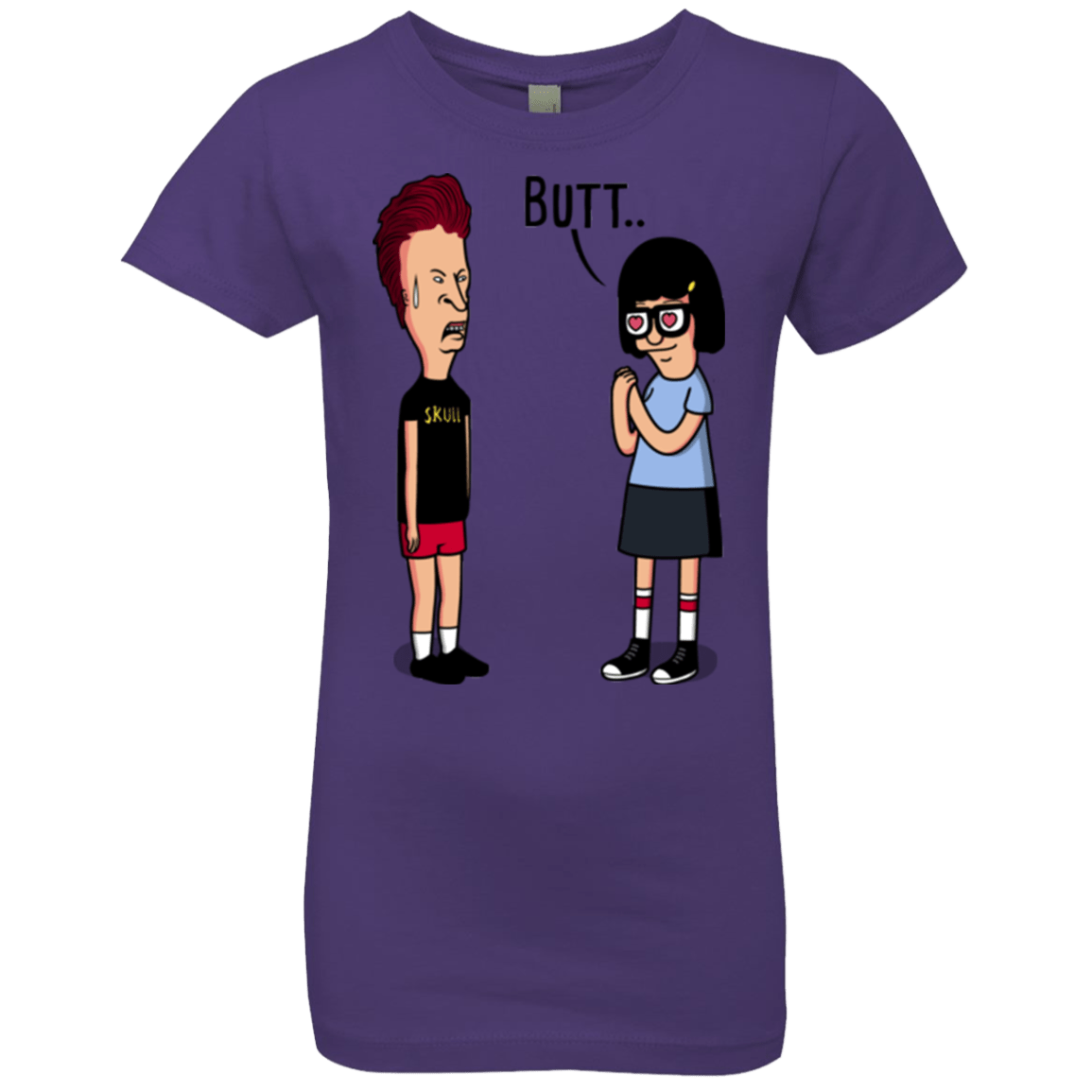 T-Shirts Purple Rush / YXS butt.. Girls Premium T-Shirt