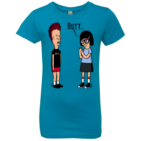 T-Shirts Turquoise / YXS butt.. Girls Premium T-Shirt