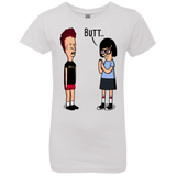 T-Shirts White / YXS butt.. Girls Premium T-Shirt