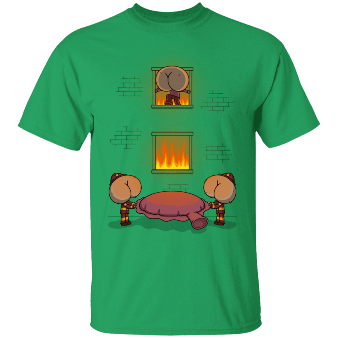 T-Shirts Irish Green / S Butt Jump T-Shirt