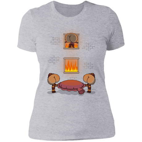 T-Shirts Heather Grey / S Butt Jump Women's Premium T-Shirt