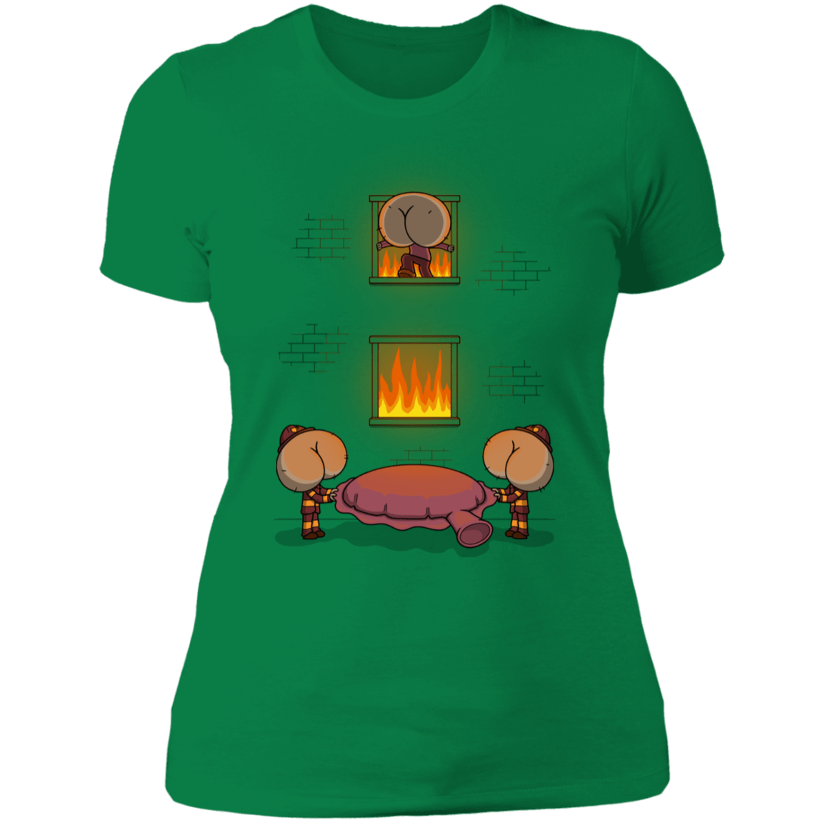 T-Shirts Kelly Green / S Butt Jump Women's Premium T-Shirt