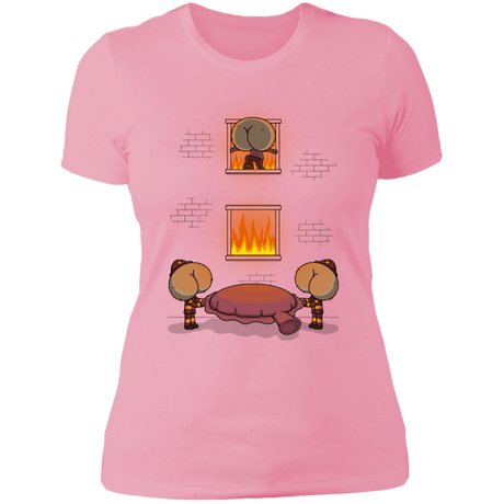 T-Shirts Light Pink / S Butt Jump Women's Premium T-Shirt