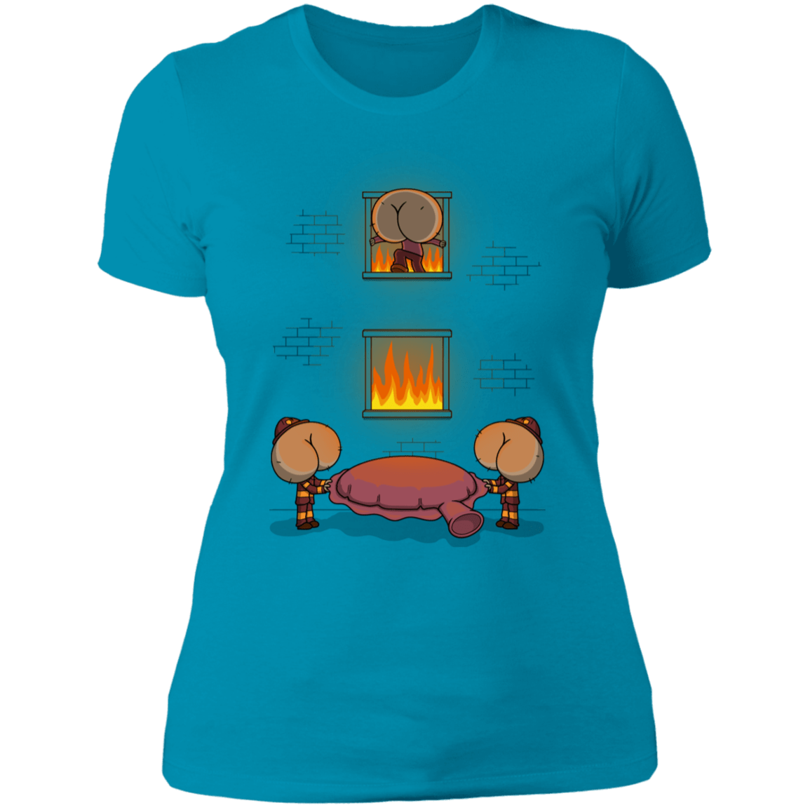 T-Shirts Turquoise / S Butt Jump Women's Premium T-Shirt