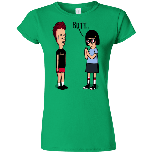 T-Shirts Irish Green / S butt.. Junior Slimmer-Fit T-Shirt