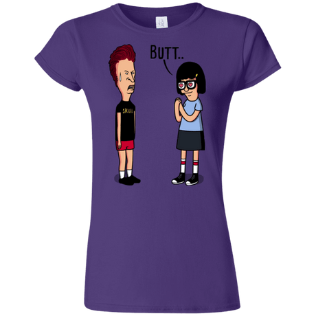 T-Shirts Purple / S butt.. Junior Slimmer-Fit T-Shirt