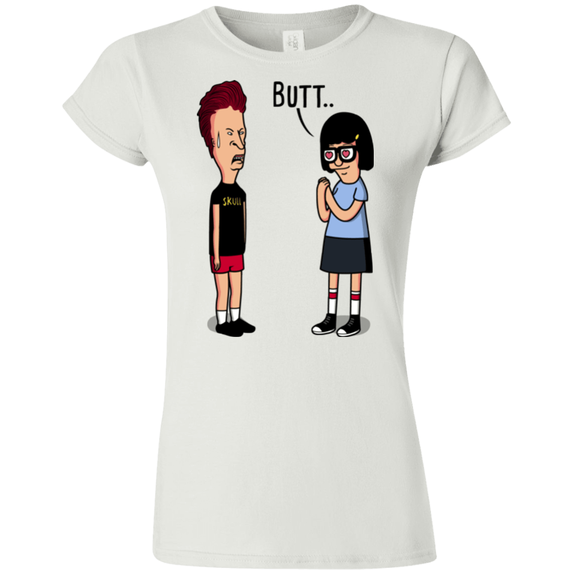 T-Shirts White / S butt.. Junior Slimmer-Fit T-Shirt