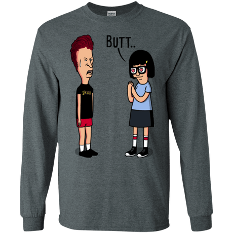 T-Shirts Dark Heather / S butt.. Men's Long Sleeve T-Shirt