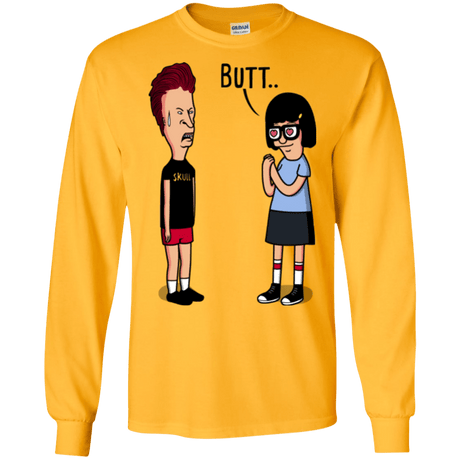 T-Shirts Gold / S butt.. Men's Long Sleeve T-Shirt