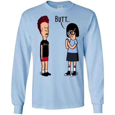 T-Shirts Light Blue / S butt.. Men's Long Sleeve T-Shirt