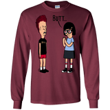 T-Shirts Maroon / S butt.. Men's Long Sleeve T-Shirt